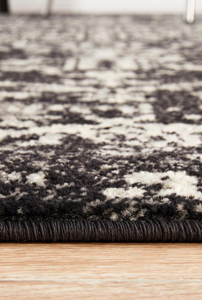 Evoke Scape Charcoal Transitional Rug - Cozy Rugs Australia