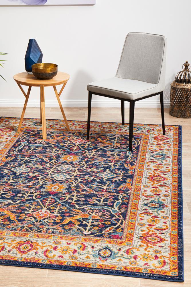 Evoke Splash Multi Transitional Rug - Cozy Rugs Australia