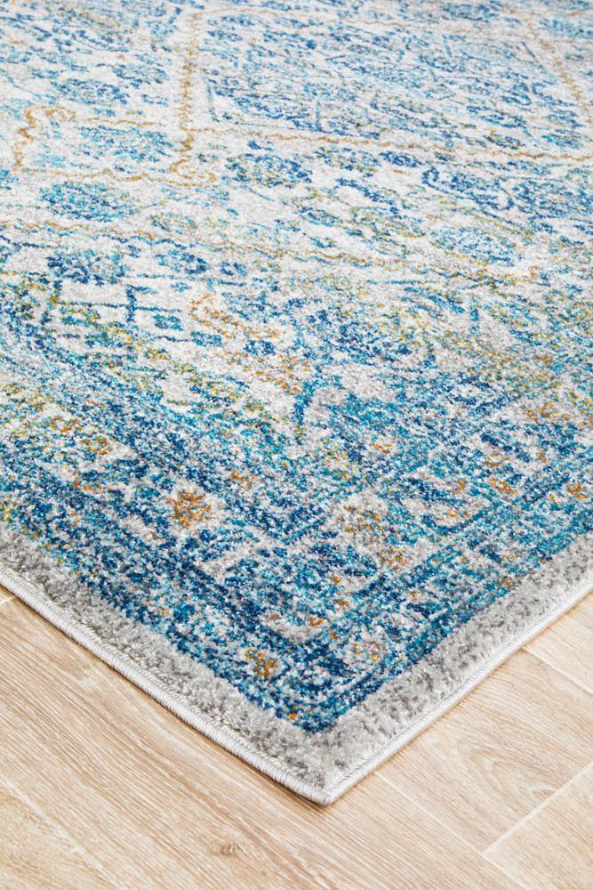 Evoke Duality Silver Transitional Rug - Cozy Rugs Australia