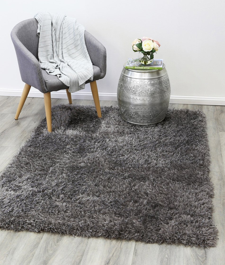 Flokati Super Soft Ultra Thick Shag Rug Charcoal