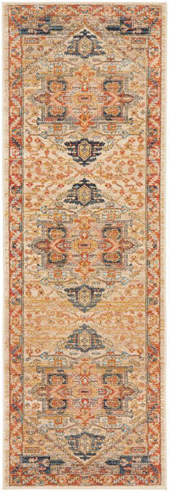 Legacy 850 Rust Runner Rug - Cozy Rugs Australia