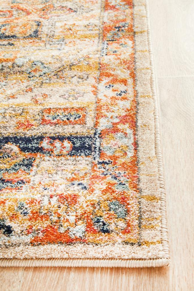 Legacy 850 Rust Runner Rug - Cozy Rugs Australia