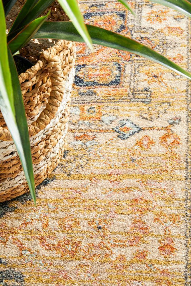 Legacy 850 Rust Runner Rug - Cozy Rugs Australia