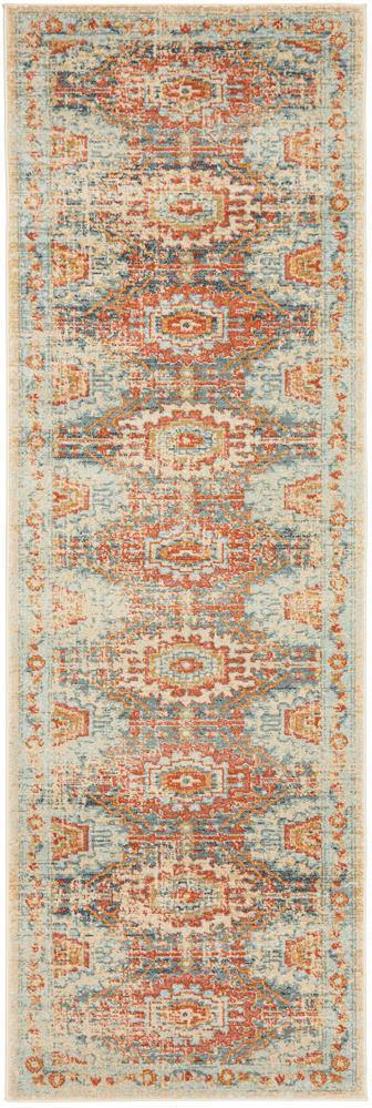 Legacy 853 Blue Runner Rug - Cozy Rugs Australia