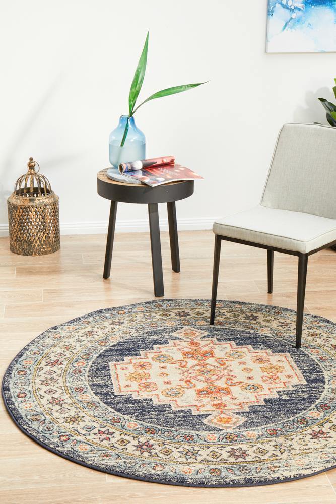 Legacy 855 Ecru Round Rug - Cozy Rugs Australia