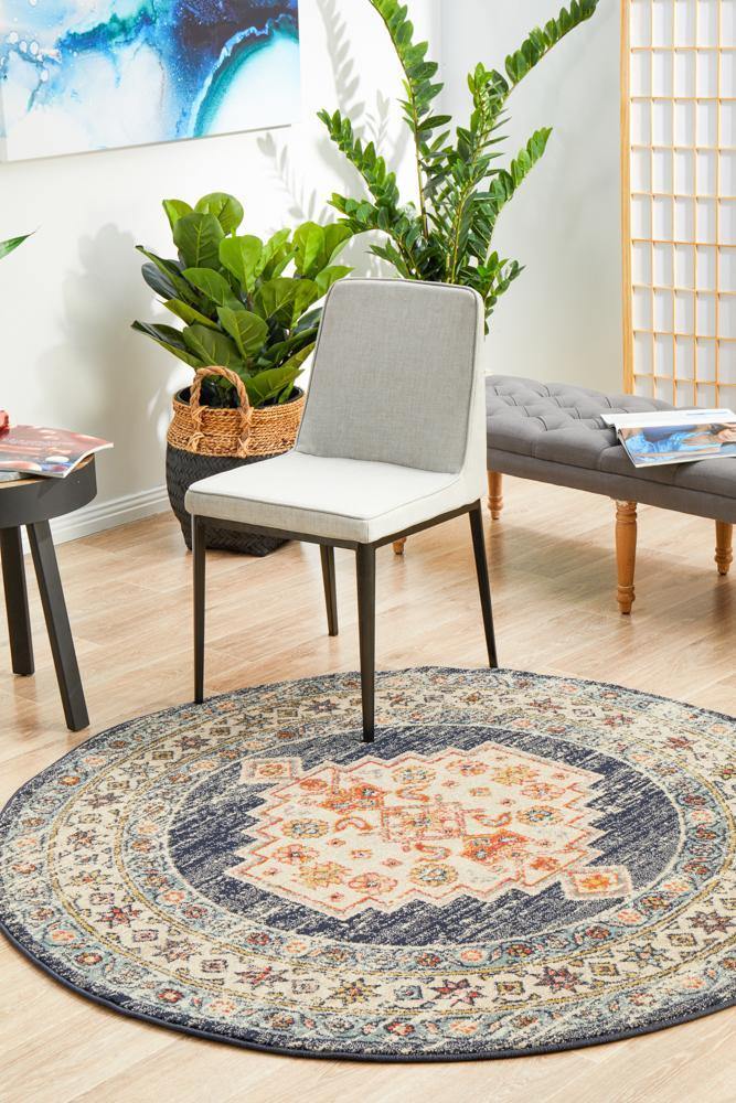 Legacy 855 Ecru Round Rug - Cozy Rugs Australia