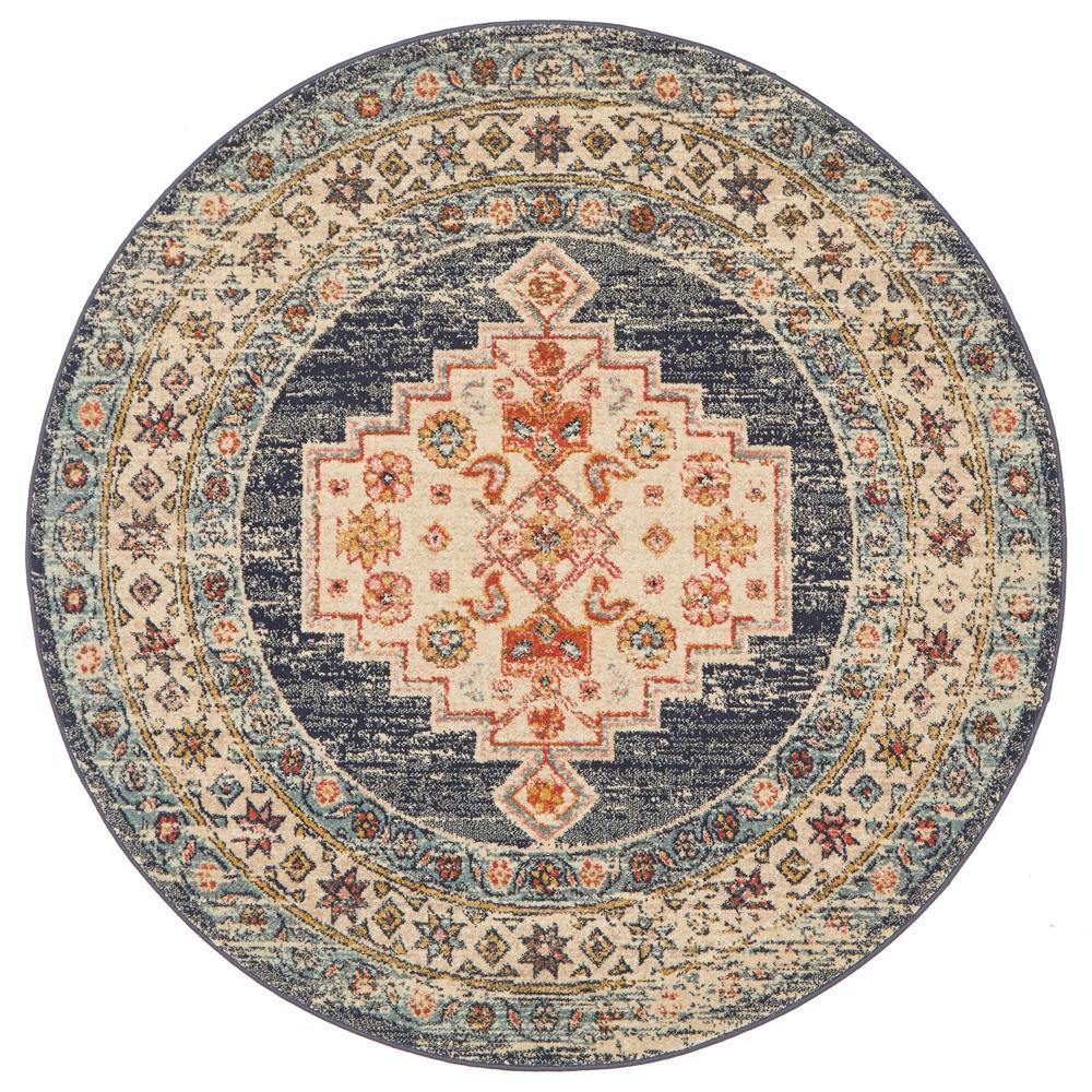 Legacy 855 Ecru Round Rug - Cozy Rugs Australia