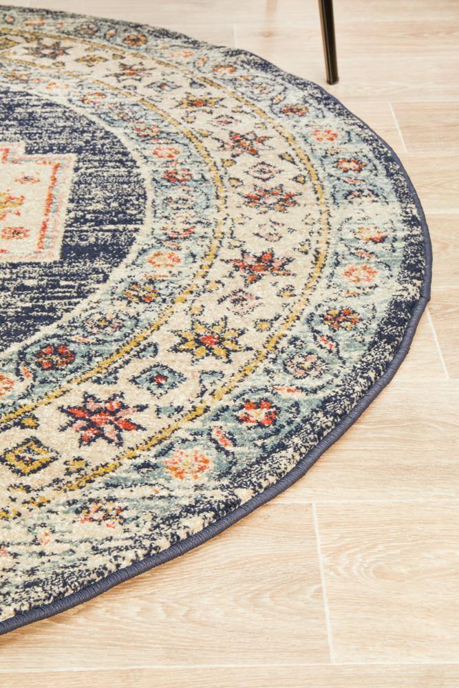 Legacy 855 Ecru Round Rug - Cozy Rugs Australia