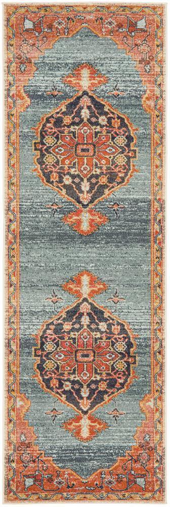 Legacy 862 Rust Runner Rug - Cozy Rugs Australia