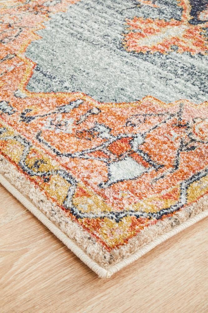 Legacy 862 Rust Runner Rug - Cozy Rugs Australia