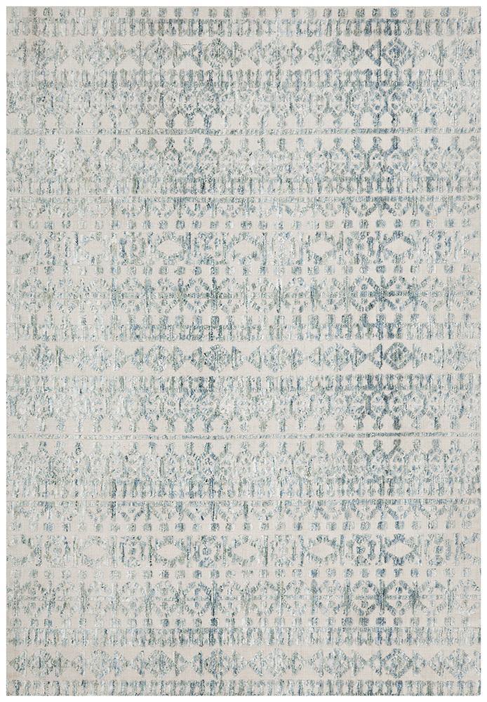 Levi Scarlett Blue Green Rug - Cozy Rugs Australia