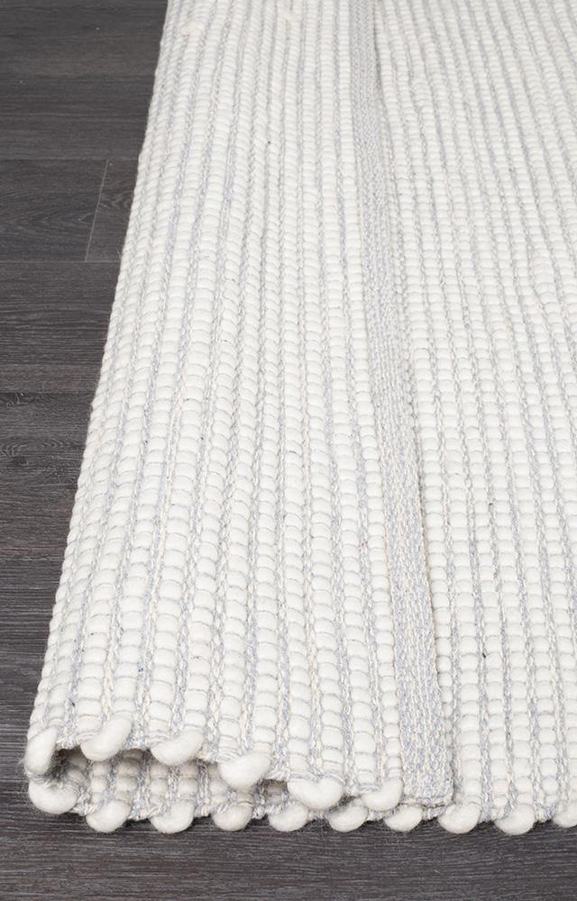 Loft Stunning Wool Grey Rug - Cozy Rugs Australia
