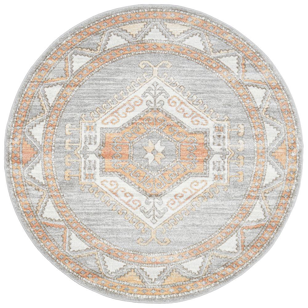 Mayfair Caitlen Grey Round Rug - Cozy Rugs Australia