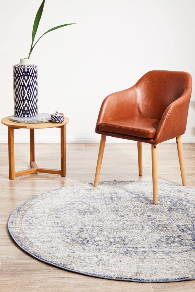 Buy Mayfair Hugo Ocean Round Rug Online | Cozy Rugs Australia