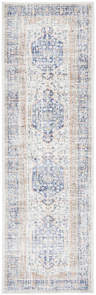 Mayfair Lorissa Blue Runner Rug - Cozy Rugs Australia