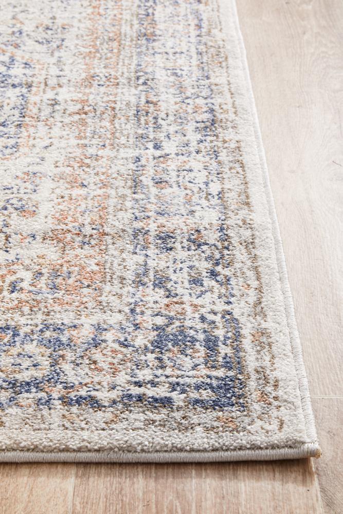 Mayfair Lorissa Blue Runner Rug - Cozy Rugs Australia