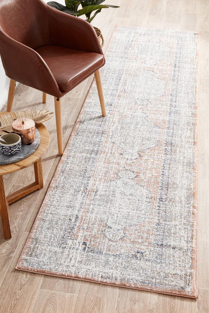 Mayfair Lorissa Peach Runner Rug - Cozy Rugs Australia