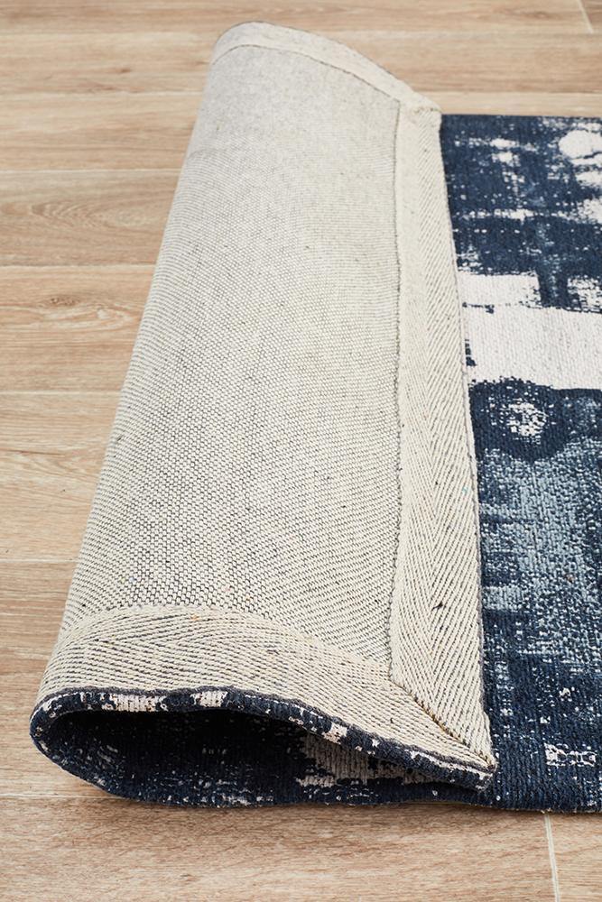 Magnolia 11 Denim Runner Rug - Cozy Rugs Australia