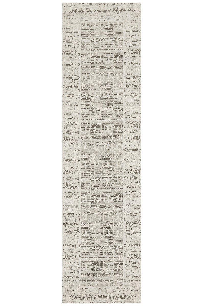 Magnolia 88 Silver Runner Rug - Cozy Rugs Australia