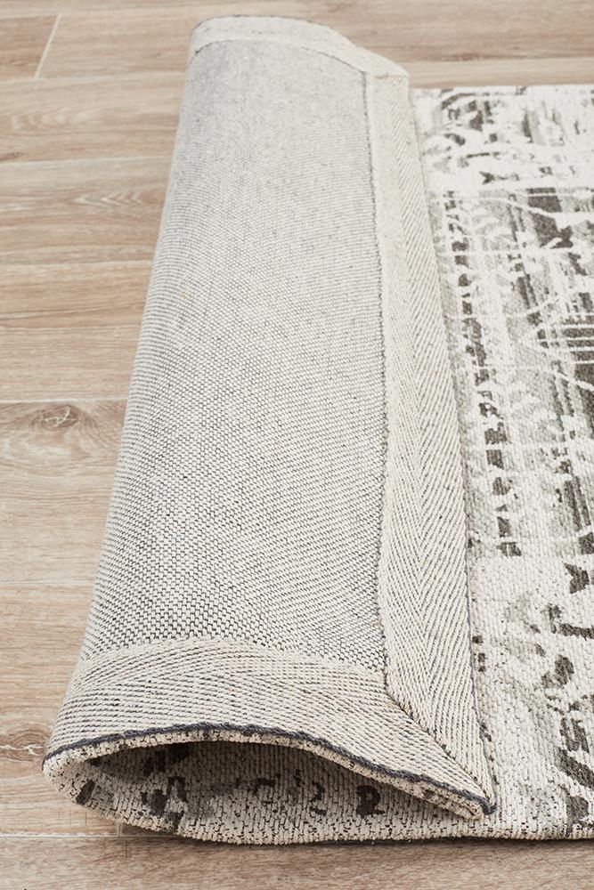 Magnolia 88 Silver Runner Rug - Cozy Rugs Australia