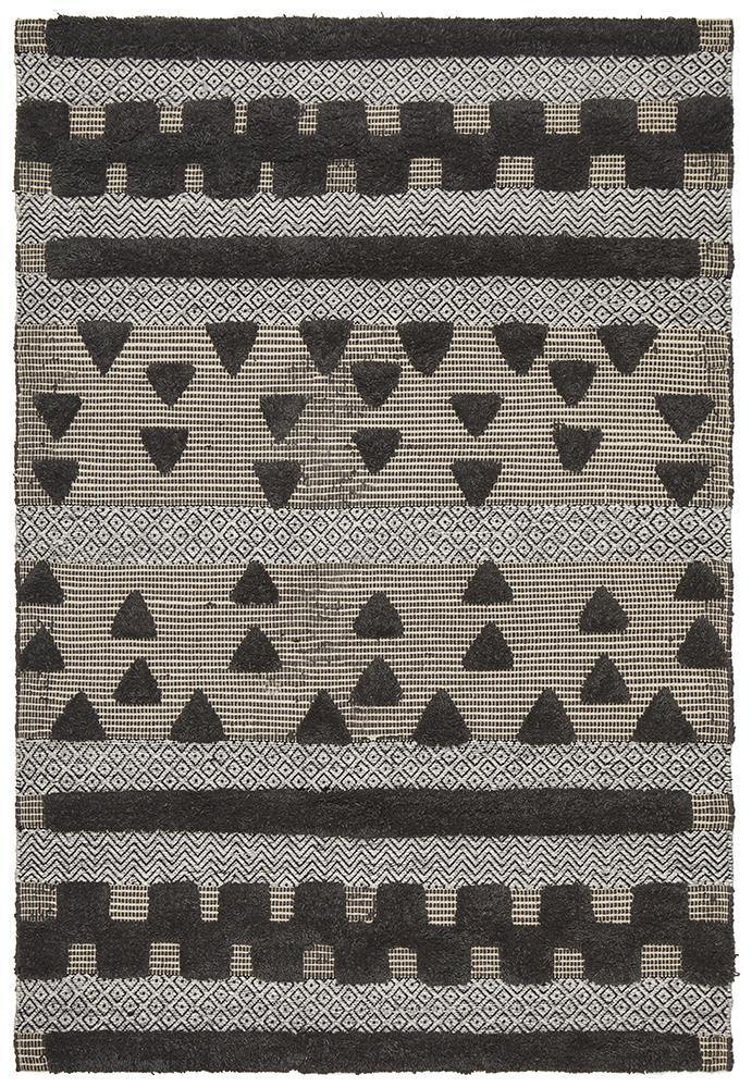 Miller Rhythm Flow Charcoal Rug - Cozy Rugs Australia