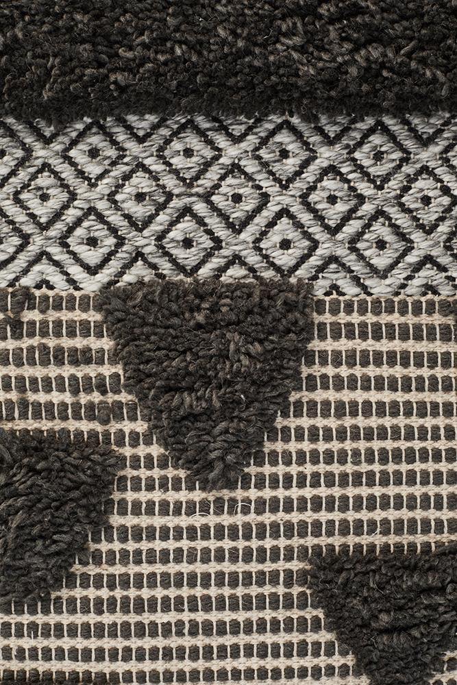 Miller Rhythm Flow Charcoal Rug - Cozy Rugs Australia