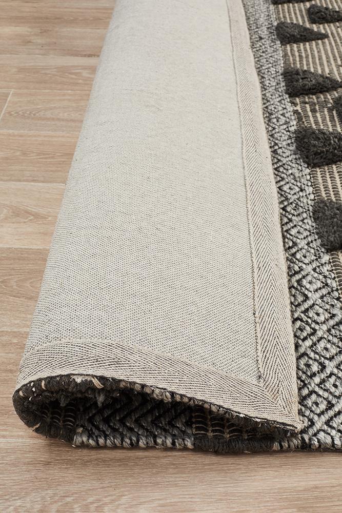 Miller Rhythm Flow Charcoal Rug - Cozy Rugs Australia