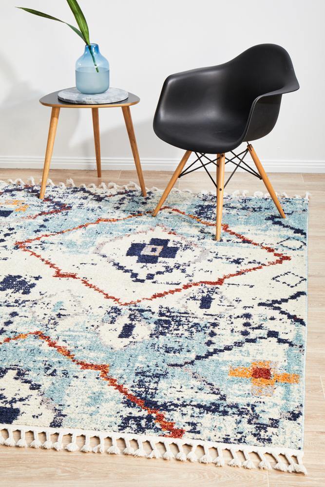 Marrakesh 444 Blue Rug - Cozy Rugs Australia