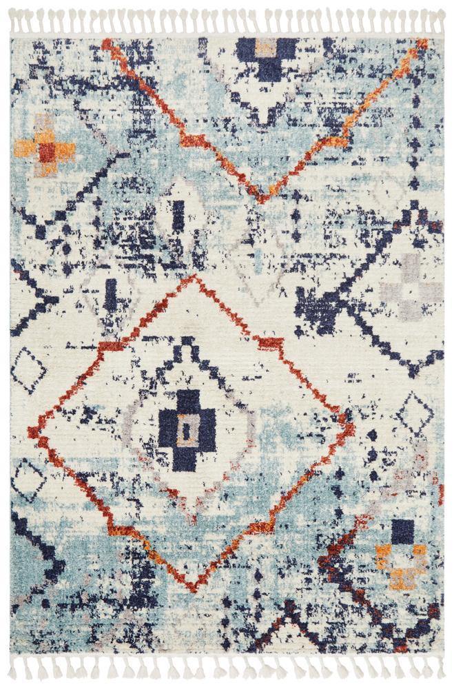 Marrakesh 444 Blue Rug - Cozy Rugs Australia