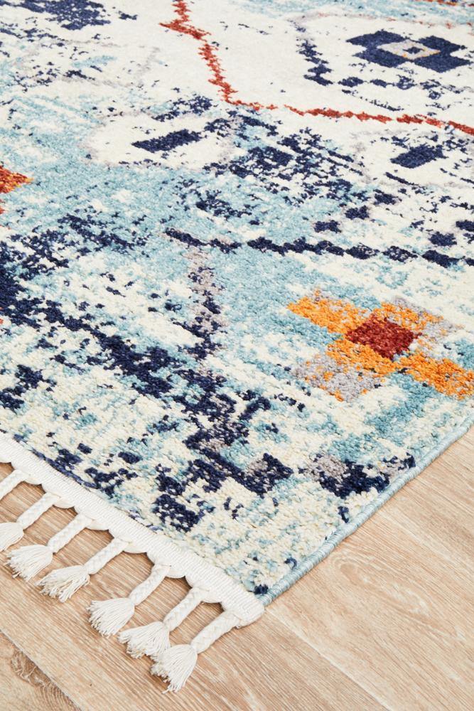 Marrakesh 444 Blue Rug - Cozy Rugs Australia