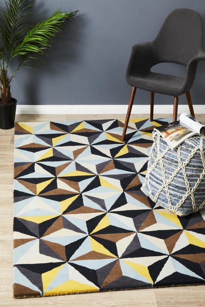 Buy Matrix Pure Wool 900 Blue Rug Online | Cozy Rugs Australia