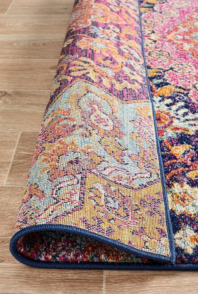 Museum Preston Multi Coloured Runner - Cozy Rugs Australia