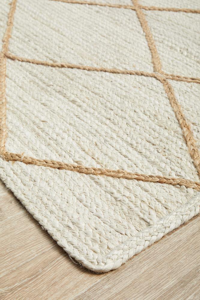 Noosa 222 White Rug - Cozy Rugs Australia