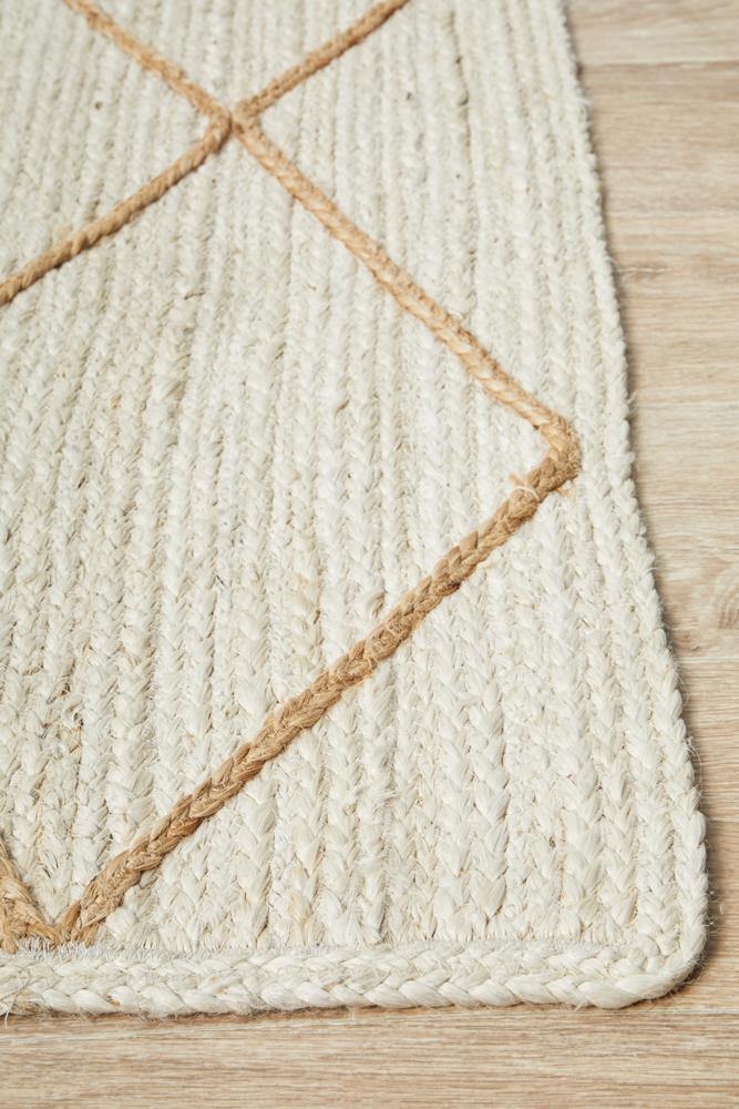 Noosa 222 White Rug - Cozy Rugs Australia