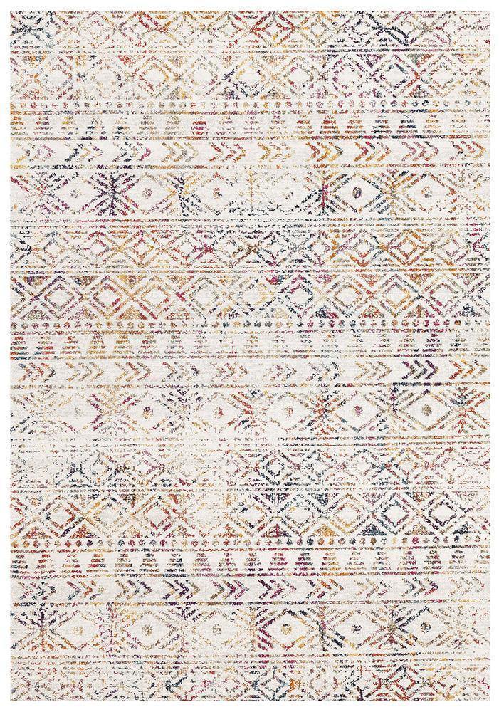 Oasis Ismail Multi Grey Rustic Rug - Cozy Rugs Australia