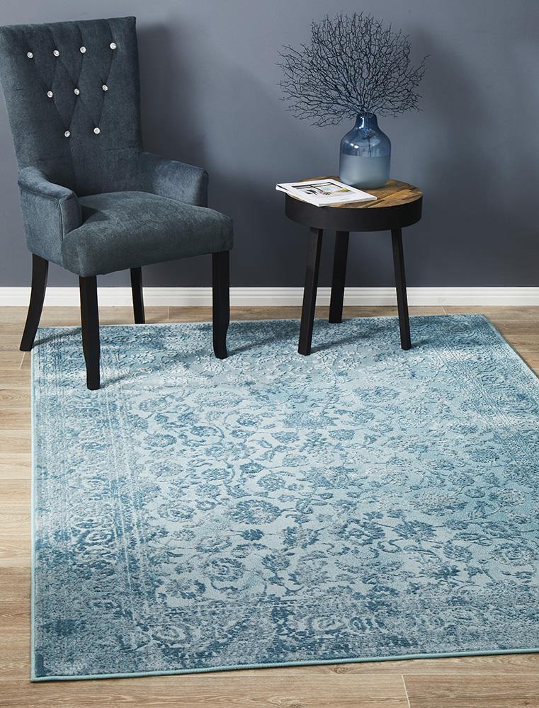 Opulence Marion Blue Rug - Cozy Rugs Australia