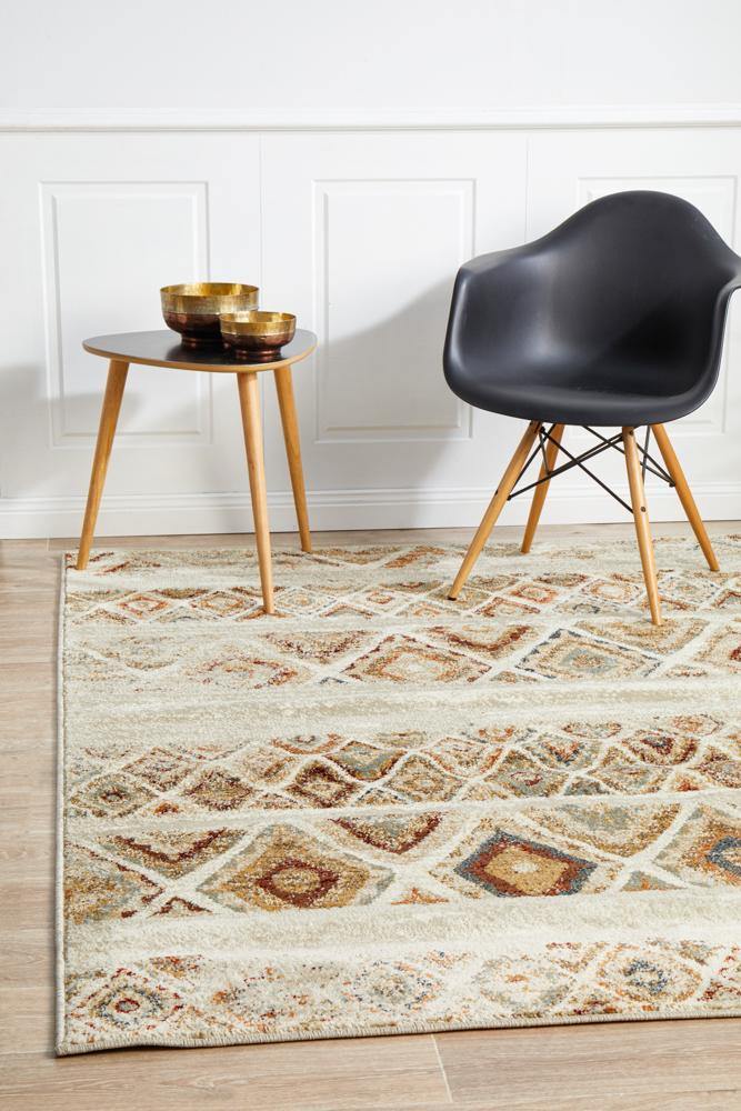 Oxford Mayfair Contrast Rust Rug - Cozy Rugs Australia