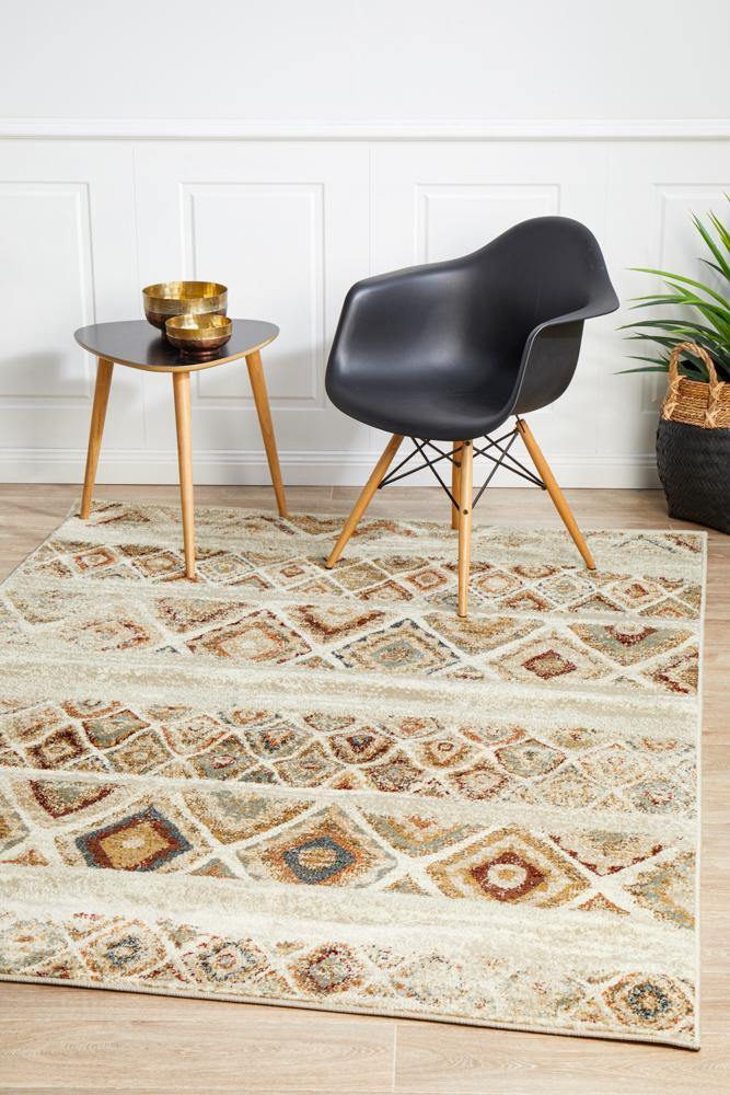 Oxford Mayfair Contrast Rust Rug - Cozy Rugs Australia