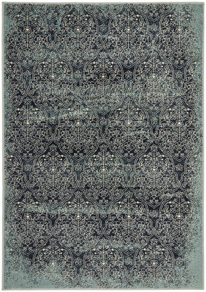 Oxford Mayfair Edge Denim Rug - Cozy Rugs Australia