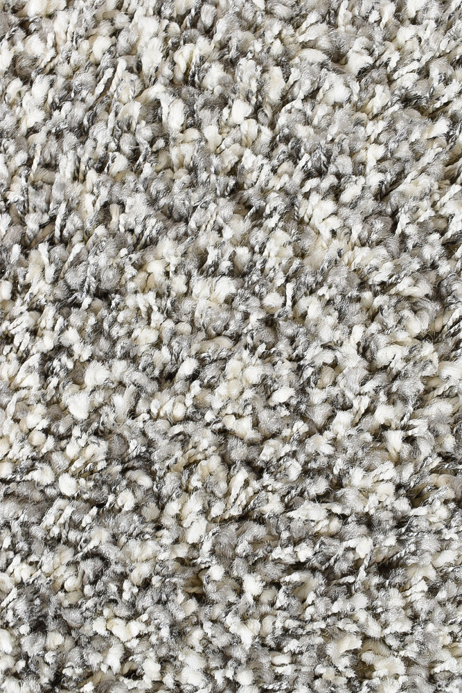 Plain Portland Shaggy Rug Grey