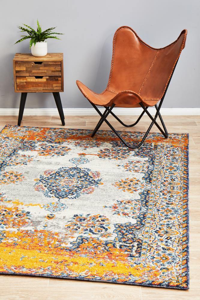 Radiance 555 Bone Rug - Cozy Rugs Australia