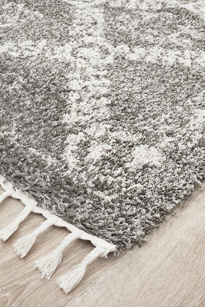 Saffron 33 Grey Rug - Cozy Rugs Australia