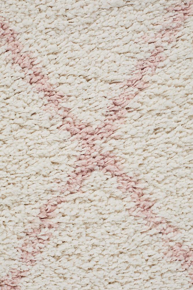 Saffron 44 Pink Rug - Cozy Rugs Australia