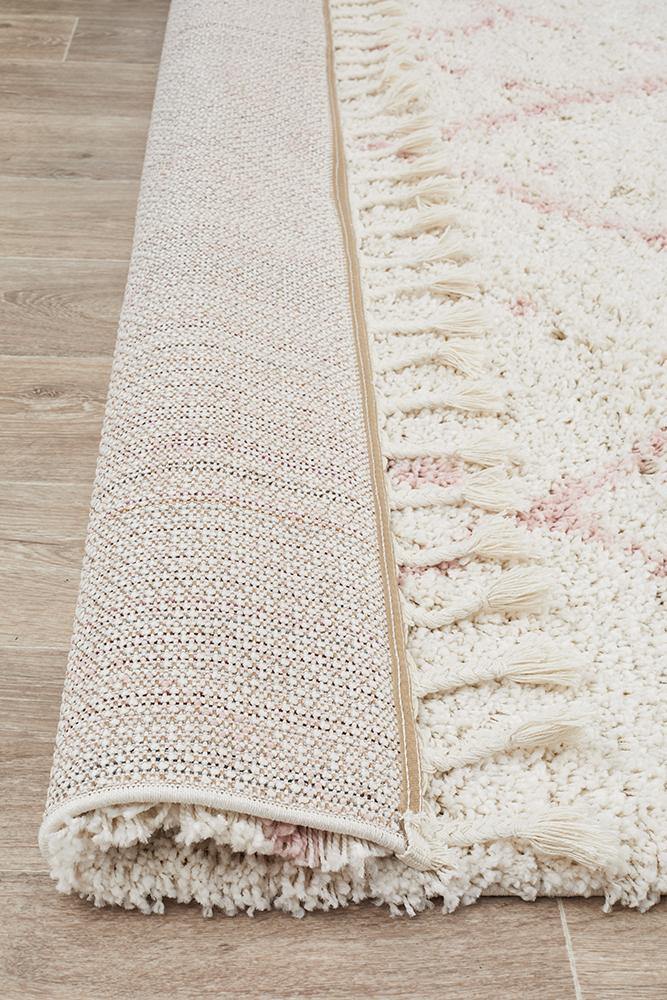 Saffron 44 Pink Rug - Cozy Rugs Australia