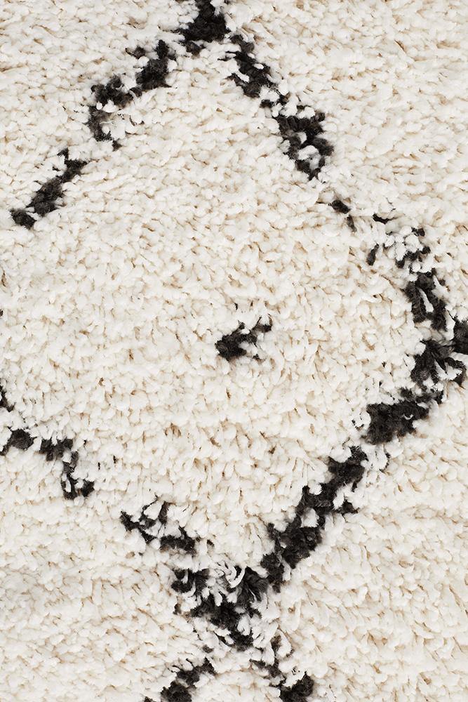 Saffron 44 White Runner Rug - Cozy Rugs Australia