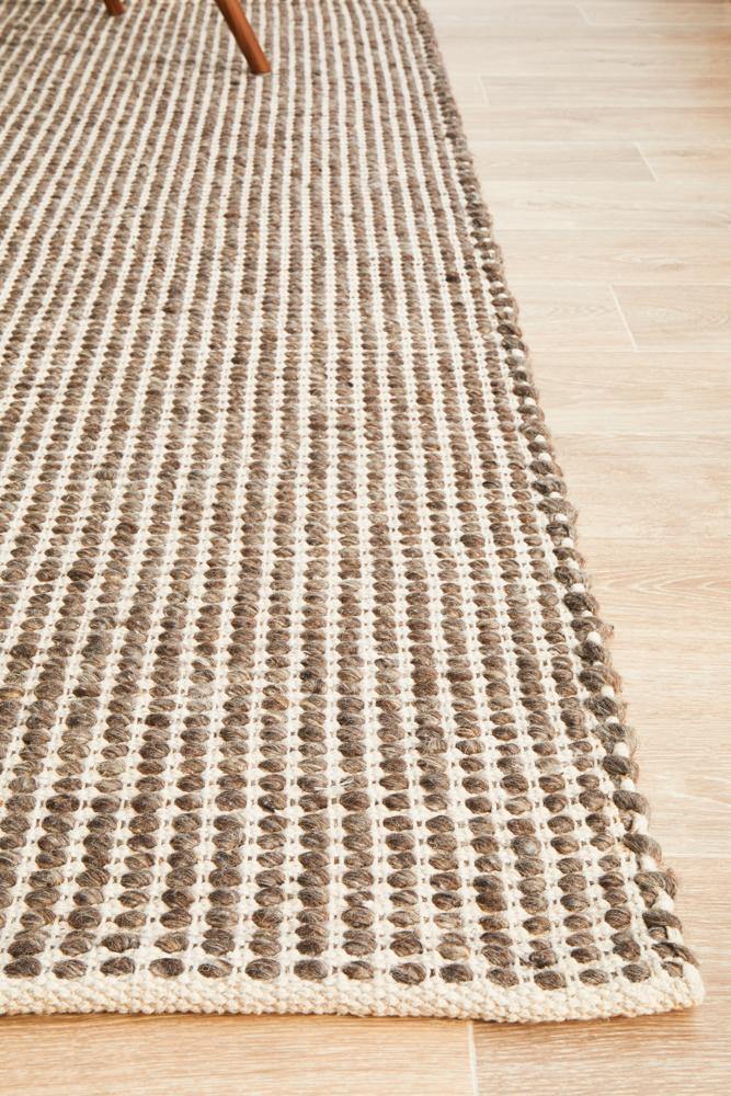 Skandinavian 300 Brown Rug - Cozy Rugs Australia