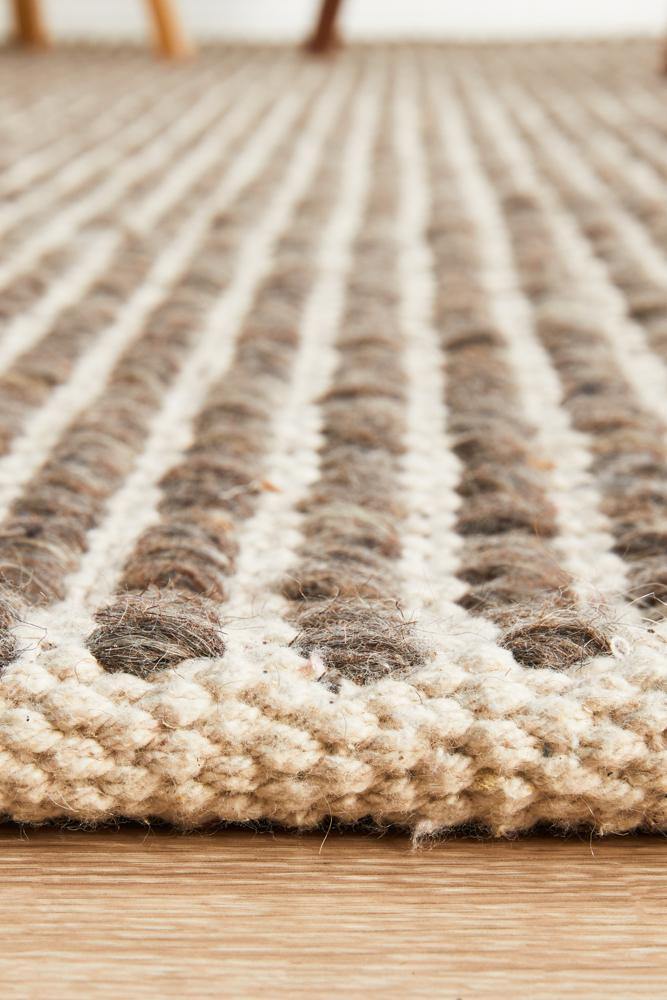Skandinavian 300 Brown Rug - Cozy Rugs Australia