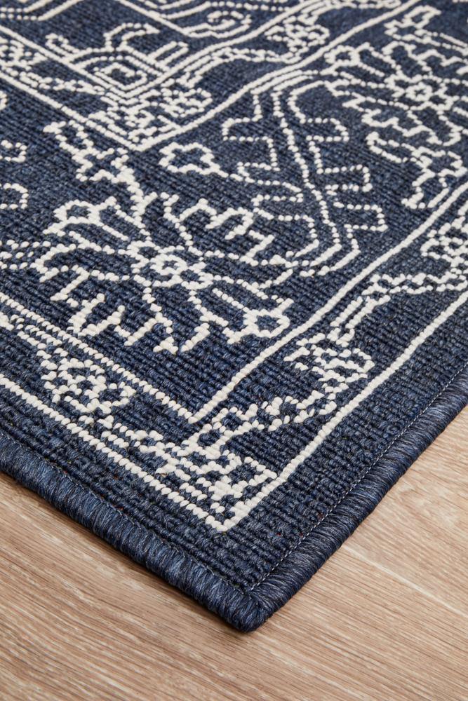 Seaside 5555 Navy Rug - Cozy Rugs Australia