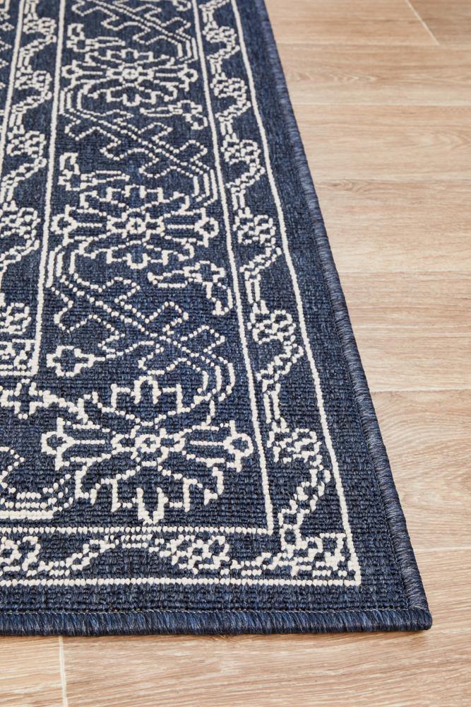 Seaside 5555 Navy Rug - Cozy Rugs Australia