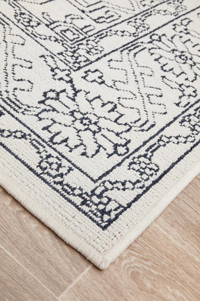 Seaside 5555 White Rug - Cozy Rugs Australia